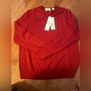 Calvin Klein Marino Sweater Red Size Medium